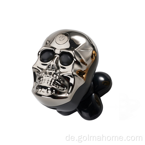 New Skull Design Baldad 6 in 1 Rasiermaschine Wiederaufladbare Bart Männer Professionelle Gold Silber Elektrische Rasierer Rasierer Für Männer